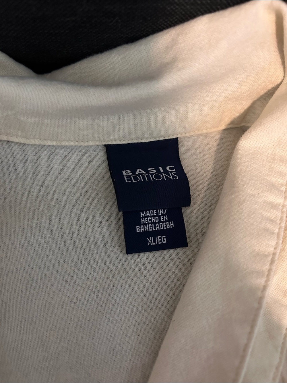 Basic Editions Colorblock Button-Down Shirt - Picture 3 of 4